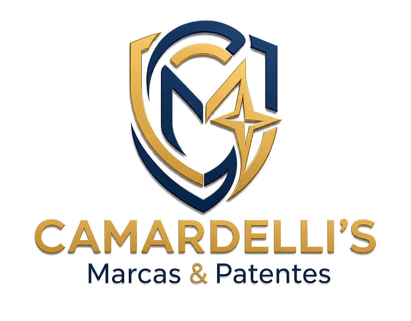 Logo CAMARDELLI'S - Marcas & Patentes (modo escuro)